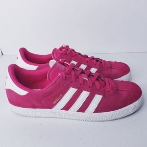 Adidas Gazelle Ortholite Pink White Lowtop Shoes Size 6